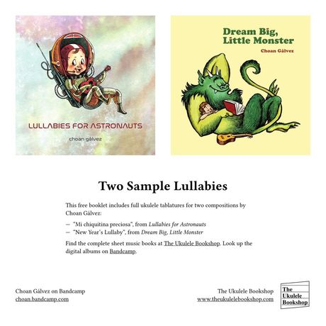 Two Sample Lullabies (for high G ukulele)