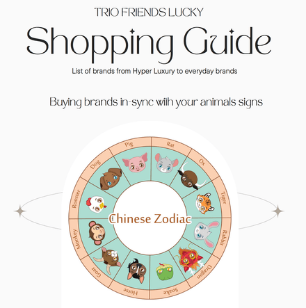 Trio Friends Lucky Shopping Guide 2024