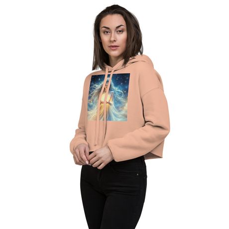 Ethereal Flow Cropped Hoodie – Wear the Energy, Move in Flow