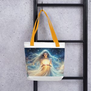 Ethereal Flow – Minimalist Energy Tote Bag