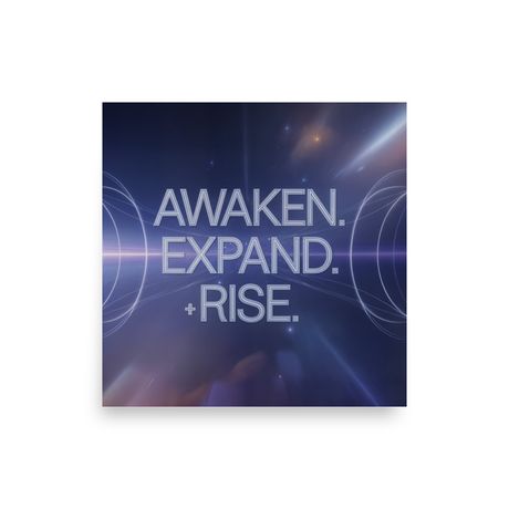 The Frequency Statement – Typographic Energy Poster Print
