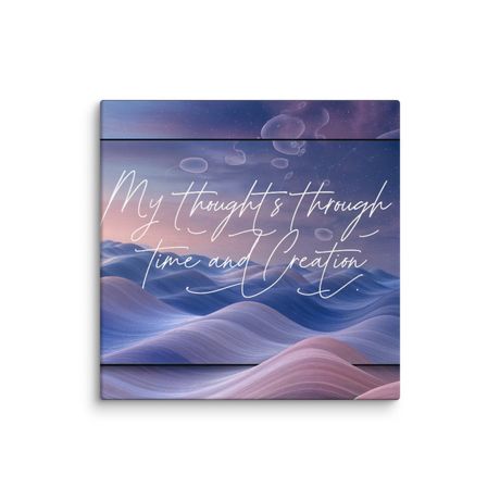 The Thought Continuum – Canvas Wall Art