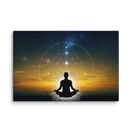 Cosmic Stillness Canvas – A Portal to Inner Peace and Infinite Awareness