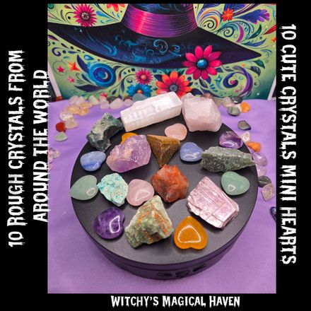 Rough Crystals from Around the World Mixed Set