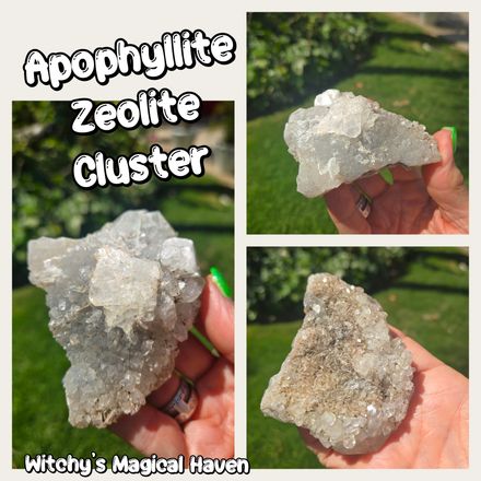 Apophyllite Zeolite Crystal Cluster