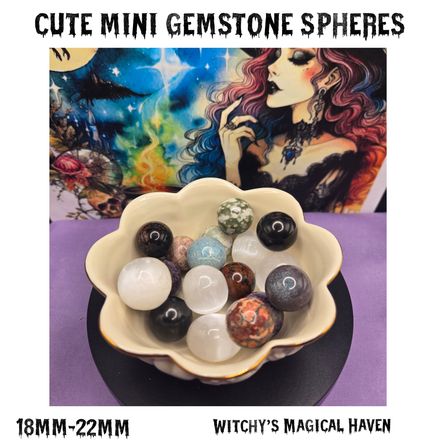 Gemstone Tumbled Polished Mini Spheres