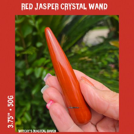 Red Jasper Crystal Wand