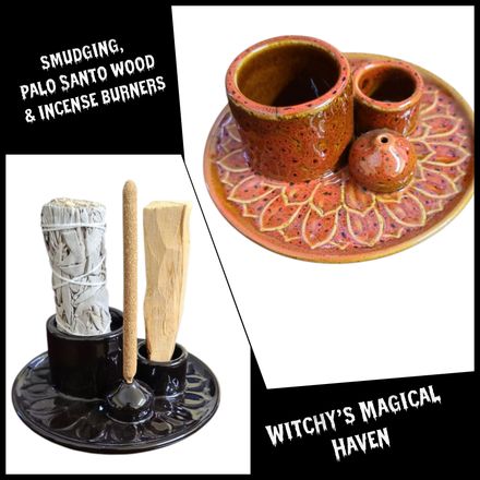 Smudge Sticks, Palo Santo Wood and Incense Burners