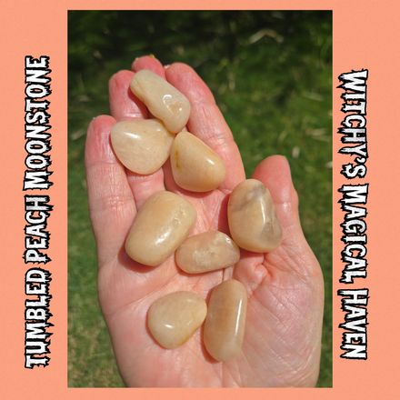 Tumbled Peach Moonstone