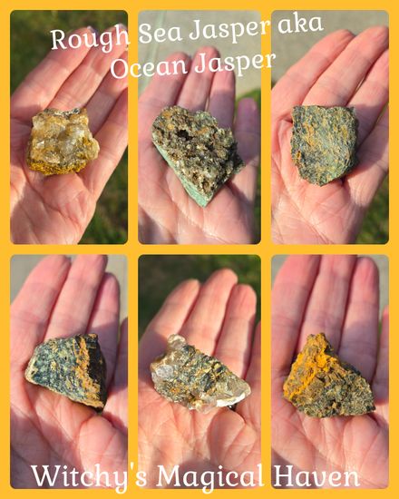 Sea Jasper aka Ocean Jasper Rough Pieces