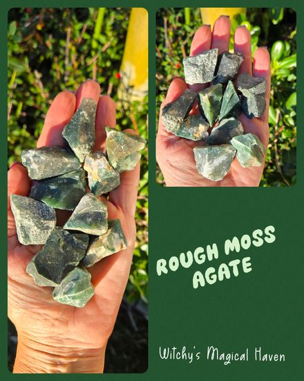 Moss Agate Rough Pieces