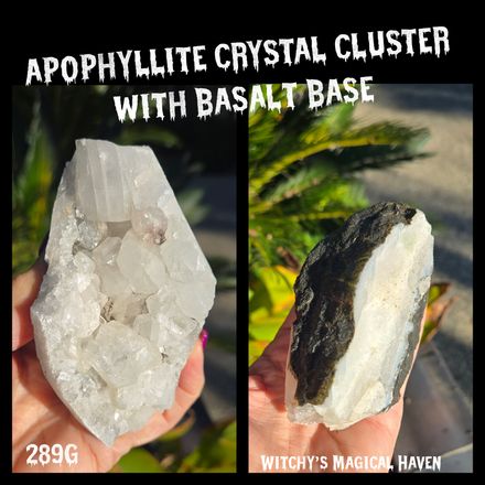 Apophyllite White Crystal Cluster