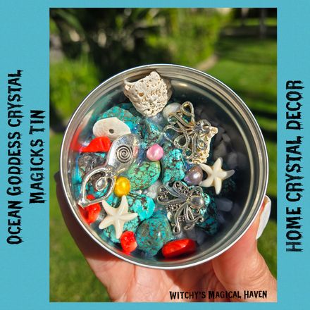 Ocean Goddess Crystal Magicks Tin