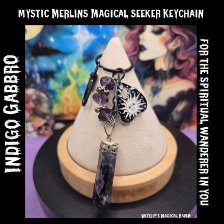  Mystic Merlins Magical Seeker Keychain, Purse, Car Accessory