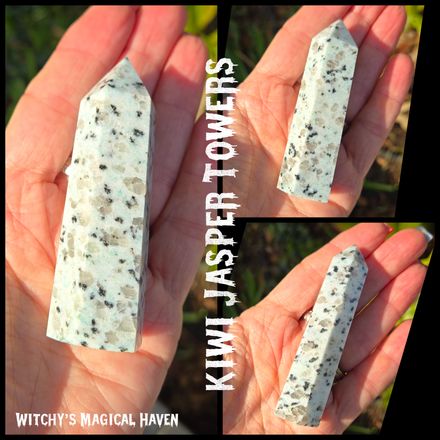 Kiwi Jasper Crystal Towers