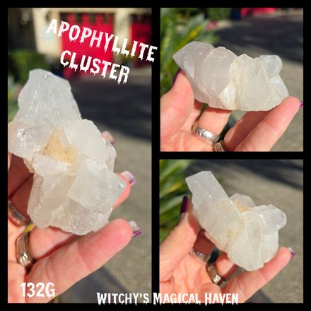 Apophyllite Crystal Cluster Piece