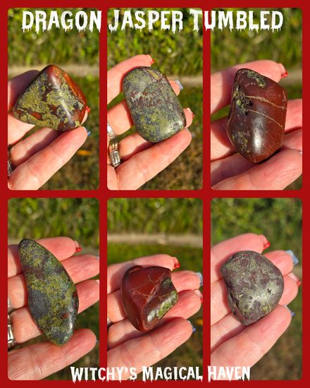 Dragon Jasper Tumbled Pieces