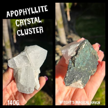 Apophyllite White Crystal Small Cluster