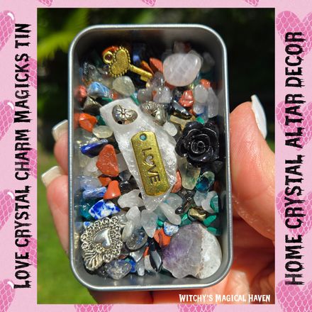 Love Crystal Charm Magicks Tin