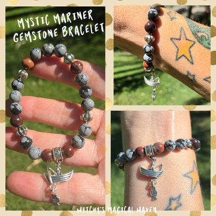 Mystic Mariner Gemstone Charm Bracelet