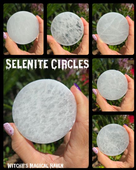Selenite Crystal Circles