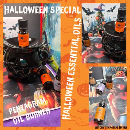 Halloween Essential Oil and Warmer Sets