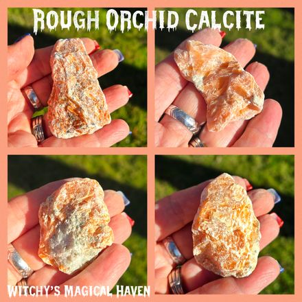 Rough Orchid Calcite Pieces