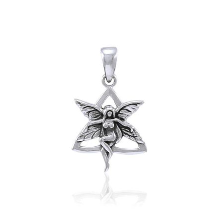 Trinity Fairy Sterling Silver Pendant