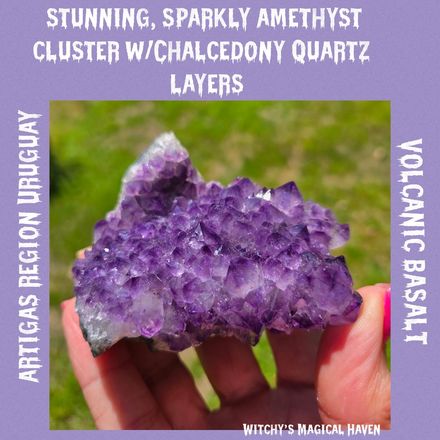 Amethyst Cluster from Artigas, Uruguay 204g