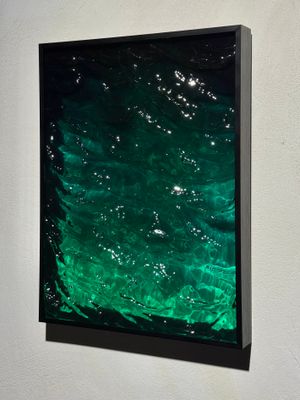 Green Glass Water