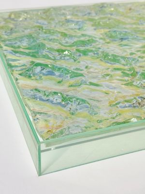 Iridescent water 35x35cm / 14x14 inches