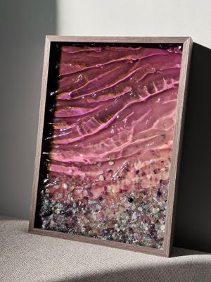 Fluorite moody pink water