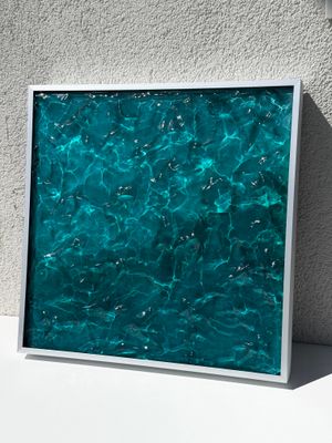 Teal Blue Water 