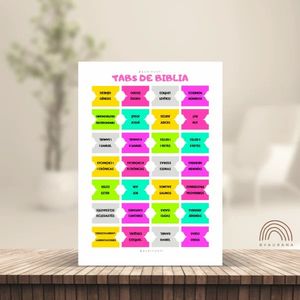 Pestañas para Biblia/Bible Tabs - Español