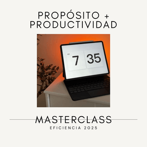 🌷Propósito + Productividad | Membresía - 1 Año de Organización y Planificación
