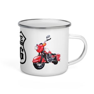 Route 646 Enamel Mug