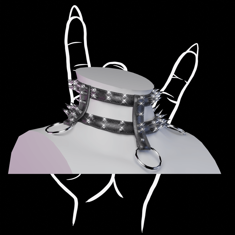 SPIKEY CHOKER
