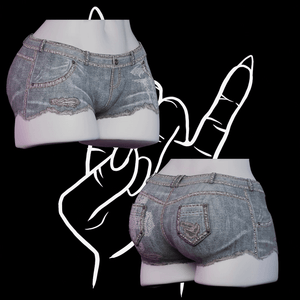 DENIM SHORTS