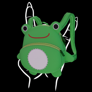 LEASHED CHILDRENS BACKPACK - FROGGY STYLE