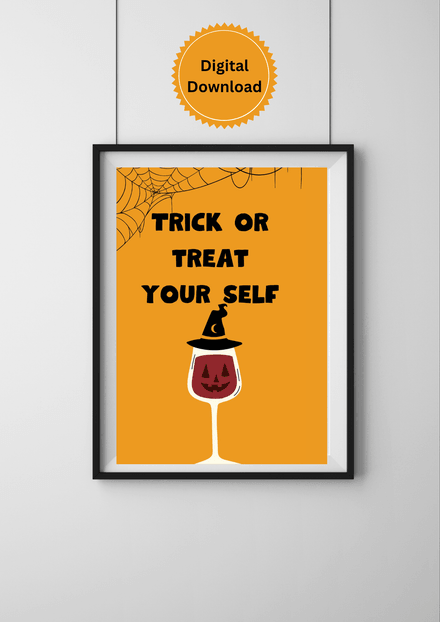 Trick or Treat Yourself - Printable Halloween Decor