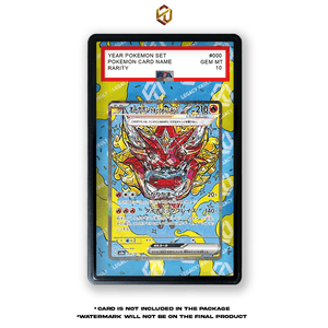 Hearthflame Mask Ogerpon SAR Prismatic Evolutions - Pokemon Extended Art Display Case - Legacy Vault