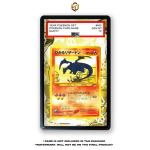 Shining Charizard #107 Neo Destiny - Pokemon Extended Art Display Case - Legacy Vault