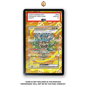 Teal Mask Ogerpon ex SAR Prismatic Evolutions - Pokemon Extended Art Display Case - Legacy Vault