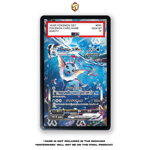 Vaporeon VMAX HR AA - Pokemon Extended Art Display Case - Legacy Vault