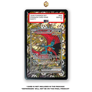 Roaring Moon ex #162 SIR Prismatic Evolutions - Pokemon Extended Art Display Case - Legacy Vault