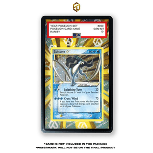 Suicune [Gold Star] #115 Unseen Forces - Pokemon Extended Art Display Case - Legacy Vault