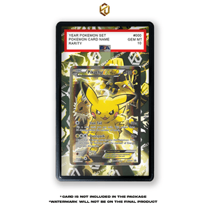 Pikachu EX #XY124 Promo - Pokemon Extended Art Display Case - Legacy Vault
