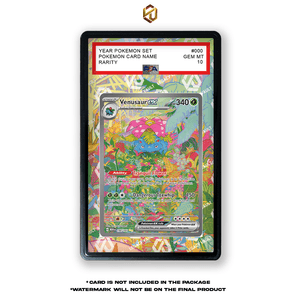Venusaur ex SAR 151 - Pokemon Extended Art Display Case - Legacy Vault