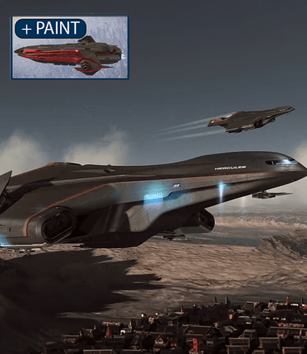 Herc A2 + Carrack Red alert paint gamepack