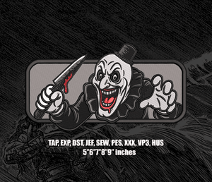 Clown Digital Embroidery Design
